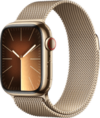 Apple Watch Series 9 4G 41mm Goud Rvs Milanese Polsband Laatste kans