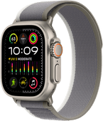 Apple Watch Ultra 2 4G 49 mm Boucle Trail Vert/Gris S/M Montre connectée de très grande taille