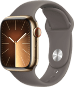 Apple Watch Series 9 4G 41mm Goud Rvs Sportband M/L Laatste kans