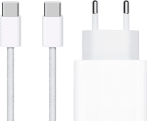 Apple Chargeur USB-C 20 W + Câble USB-C 1 m Nylon Blanc 