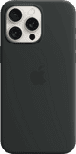 Apple iPhone 15 Pro Max Back Cover met MagSafe Zwart Apple iPhone 15 Pro Max hoesje