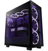 NZXT H7 Elite - Black - 2023 Model Computer case suitable for Mini-ITX mother boards