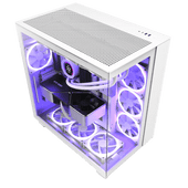 NZXT H9 Flow - White Computer case suitable for Mini-ITX mother boards