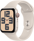 Apple Watch SE (2022) 4G 44 mm Lumière Stellaire Aluminium Bracelet Sport M/L Acheter Apple Watch ? 