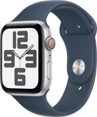 Apple Watch SE (2022) 4G 44mm Silver Aluminum Sport Band M/L Second Chance smartwatch