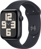 Apple Watch SE (2022) 44mm Midnight Aluminum Sport Band M/L Men's smartwatch