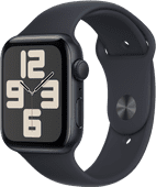 Apple Watch SE (2022) 44mm Midnight Aluminium Sportband M/L Smartwatch in onze winkel in Mechelen