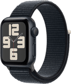 Apple Watch SE (2022) 40mm Midnight Aluminum Sport Watch Strap Men's smartwatch