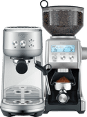 Sage the Bambino Acier Inoxydable + Broyeur de Grains Meilleure machine à café du test