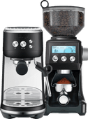 Sage The Bambino Black Truffle + Bean Grinder Sage espresso machines