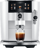 JURA J8 Twin Diamond White (EC) Fully automatic coffee machine with a wide variety of coffee specialties