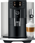 JURA E8 Platina (EC) Fully automatic coffee machine with a lot of help with maintenance