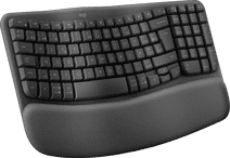 Logitech Wave Keys Draadloos Ergonomisch Toetsenbord AZERTY Logitech toetsenbord