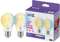 WiZ Ampoule à Filament Lot de 2 - Lumière Blanche Chaude à Lumière Blanche Froide - E27 Cadeau : smart home