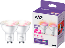 WiZ Spot Connecté Lot de 2 - Éclairage Coloré et Blanc - GU10 Ampoules connectées WiZ