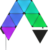 Nanoleaf Shapes Triangles Kit de Démarrage Lot de 9 Kit de démarrage pour ampoules connectées