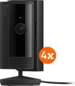 Ring Indoor Cam 2nd Gen - Zwart 4-pack Mini ip camera