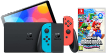 Nintendo Switch OLED Blue/Red + Super Mario Bros. Wonder Nintendo Switch OLED