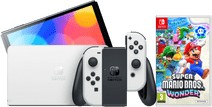 Nintendo Switch OLED Wit + Super Mario Bros. Wonder Nintendo Switch