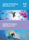 Adobe Photoshop Elements 2024 & Adobe Premiere 2024 (Anglais) Software pour photos et vidéos