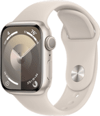 Apple Watch Series 9 41 mm Lumière Stellaire Aluminium Bracelet Sport M/L Offres irrésistibles 2024 : montres connectées