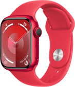 Apple Watch Series 9 41mm (PRODUCT)RED Aluminium Sportband S/M Dames smartwatch