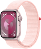 Apple Watch Series 9 41mm Roze Aluminium Sport Loop Smartwatch promotie