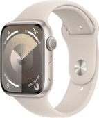 Apple Watch Series 9 45mm Starlight Aluminium Sportband S/M Onweerstaanbiedingen 2024 smartwatch deal