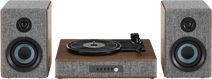 Crosley Aria Gris Platine vinyle avec Bluetooth