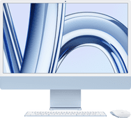 Apple iMac 24 inches (2023) M3 (8-core CPU/10-core GPU) 16GB/512GB Blue AZERTY Apple iMac 24 inches M3 (2023)
