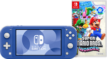 Nintendo Switch Blue + Super Mario Bros. Wonder Nintendo Switch Lite console