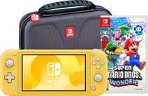 Nintendo Switch Yellow + Super Mario Bros. Wonder + Travel Case Nintendo Switch Lite console
