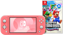 Nintendo Switch Coral + Super Mario Bros. Wonder Nintendo Switch Lite console