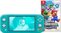 Nintendo Switch Lite Turquoise + Super Mario Bros. Wonder Nintendo Switch