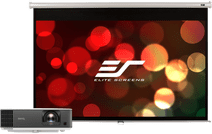 BenQ TK700STi + Elite Screens M100XWH (16:9) 237x151 Business projector