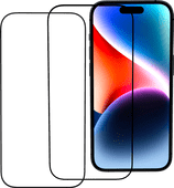 PanzerGlass Ultra-Wide Fit Apple iPhone 15 Pro Max Protège-écran Verre Noir  - Coolblue - avant 23:59, demain chez vous