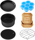 Cosori Airfryer Set d'Accessoires 6 Pièces Moules pour friteuse à air chaud