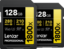 Lexar Professional 1800x GOLD 128 Go SDXC - Lot de 2 Carte mémoire Nintendo Switch