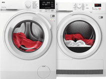 AEG LR73CU86 ProSteam UniversalDose + AEG TR78A12B SensiDry AEG washing machine and dryer set