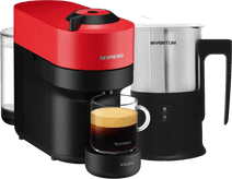 Krups Nespresso Vertuo Pop XN9205 Spicy Red + melkopschuimer Nespresso Vertuo Pop