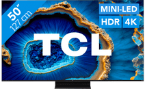 TCL QD Mini-LED 50C803 (2023) Tv voor standaard tv kijken