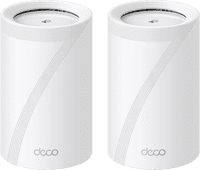 TP-Link Deco BE65 Mesh 2-pack WiFi solution for streaming in a townhouse