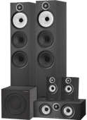 Bowers & Wilkins HTM6 S3 + 603 S3 (par deux) + 607 S3 (par deux) + ASW608 Noir Enceinte hifi