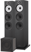 Bowers & Wilkins 603 S3 (par deux) + ASW608 Noir Enceinte hifi