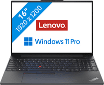 Lenovo ThinkPad E16 Gen 1 Intel - 21JN00AMMB AZERTY Ordinateur portable avec sécurité haut de gamme