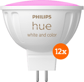 Philips Hue Spot White and Color MR16 Lot de 12 Douille Philips Hue MR16