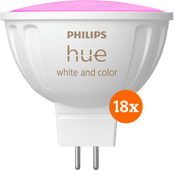 Philips Hue Spot White and Color MR16 Lot de 18 Promotion : smart home