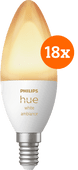 Philips Hue White Ambiance E14 Lot de 18 Promotion : smart home