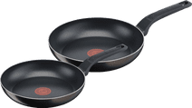 Tefal Easy Cook & Clean Frying Pan Set 24cm + 28cm Aluminium pan