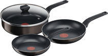 Tefal Easy Cook & Clean Frying Pan Set 24cm + 28cm + High-sided Skillet 26cm Aluminium pan